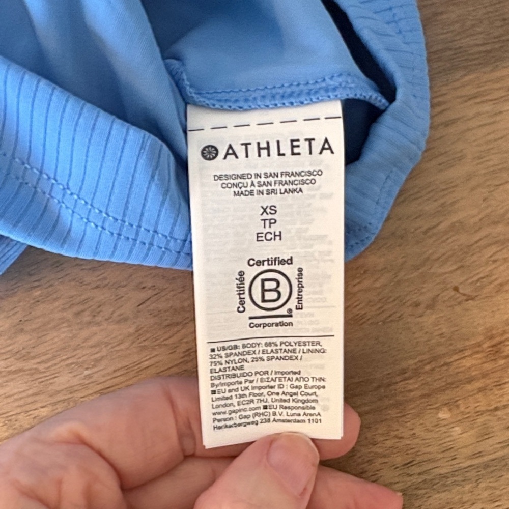 Athleta Bright Blue Camisole Top - Picture 4 of 4